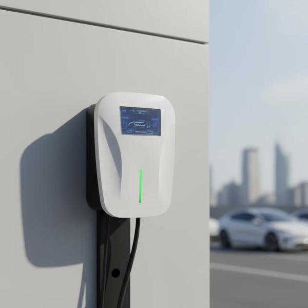 Economic 7.4kW Wallbox EV Charger with Type 2 Interface and IP54 Rated for Residential Use