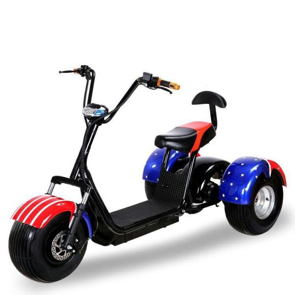 Comfortable Back Cushion Three Wheeled Motorcycle Scooter Wide Tire Design TM-TX-08