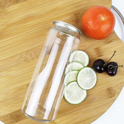 0.5L Plastic Food Storage Cans Round PET Food Container Bottles Tea