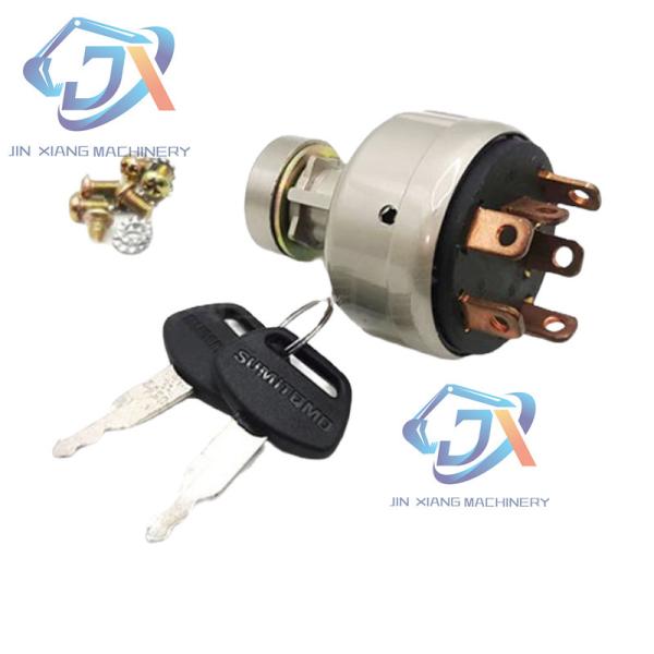 STAR ZEBRA KHR3270 KHR20050 KHR3078 New Ignition Switch with 2 Keys For Sumitomo Excavator SH Series Case CX210B CX240B