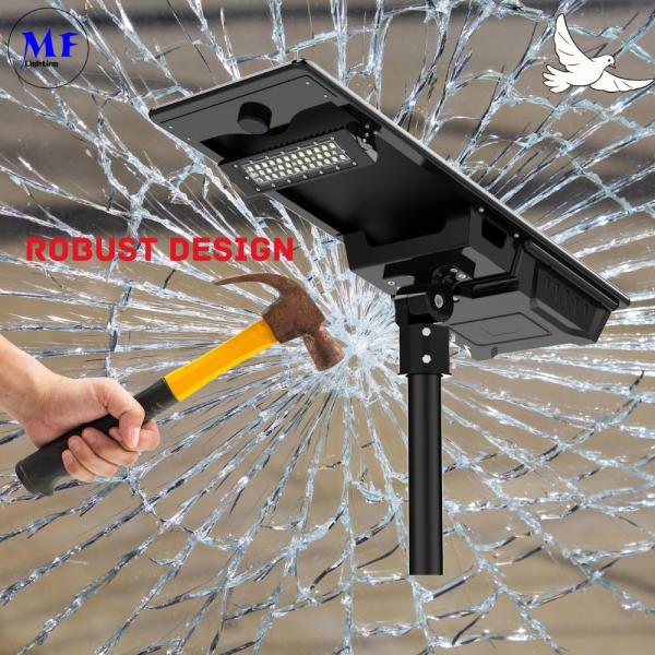 20W/30W/40W/50W/60W/80W/100W/120W IP66 Solar LED Street Garden Light Área exterior à prova d'água 210lm/W Para pavimento