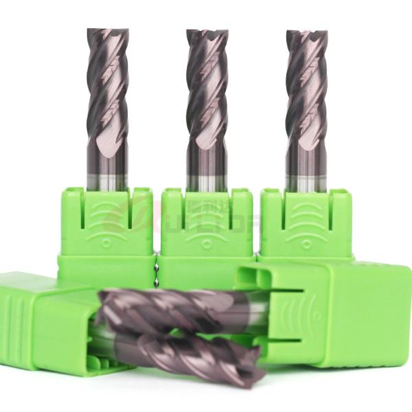 6mm 8mm 10mm 3/8 торцевых фрез карбида 4 каннелюр для стали