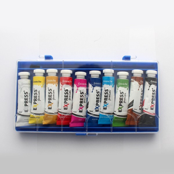 Factory Direct Wholesale 10 Color Art Painting Plastic Box 10 ml Tempera Paint