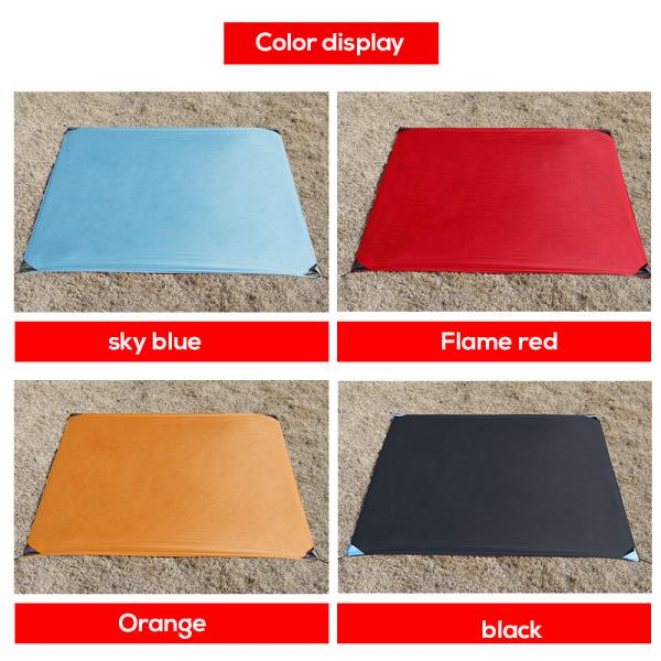 Factory Customized Portable Pocket Camping Mat Baby Climb Outdoor Ultra-thin Waterproof Beach Mat Camping Picnic Blanket