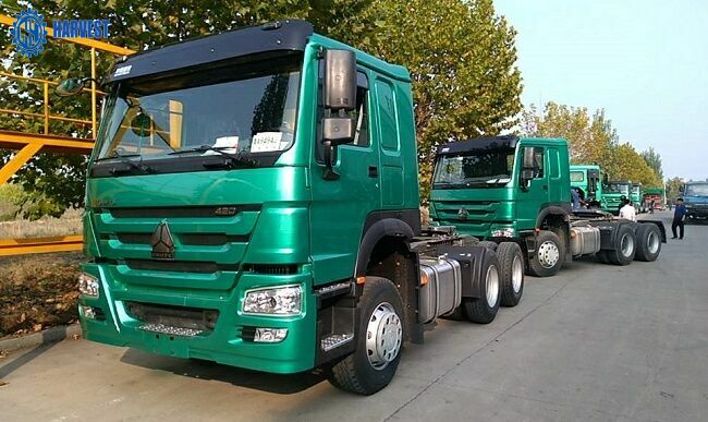 Цвет Sinotruk Howo 420hp емкости 9.726L двигателя зеленый основное - тележка двигателя