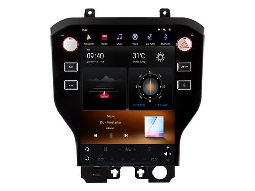 11.8 Screen Tesla Vertical Android Screen For Ford Mustang 2015-2021 Left Hand Driver Car Multimedia Stereo GPS Carplay Player