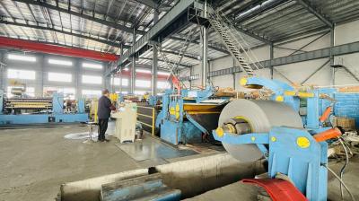 1800mm Sheet Metal Slitting Machine With Heavy Type Hydraulic Decoiler