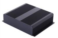 L'oxydation anodique en noir lumineuse a expulsé la clôture en aluminium 6063/6061/6005