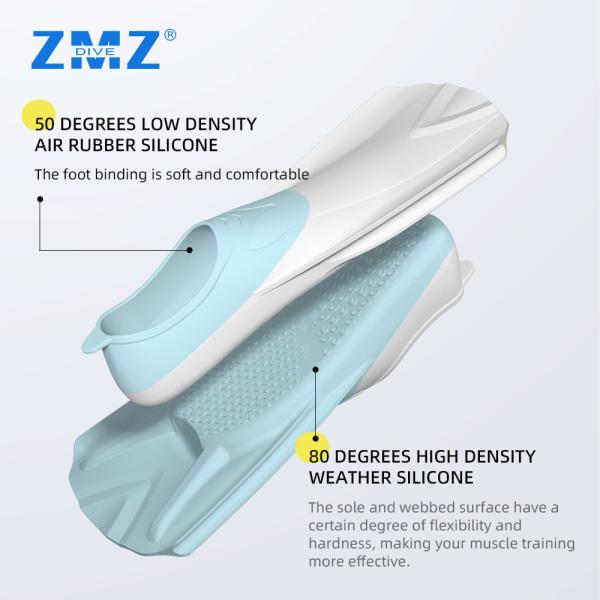 Kids Training Scuba Diving Tool Kit Swim Fins Flippers Short Blade Silicone