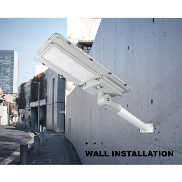 Алюминиевые 400 Вт солнечные уличные фонари 6500K 400W Движение датчик уличные фонари