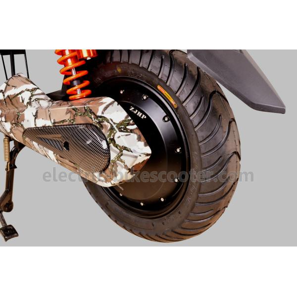 Two Wheels Electric Pedal Moped Scooter 55km/H 1000W 72V Battery