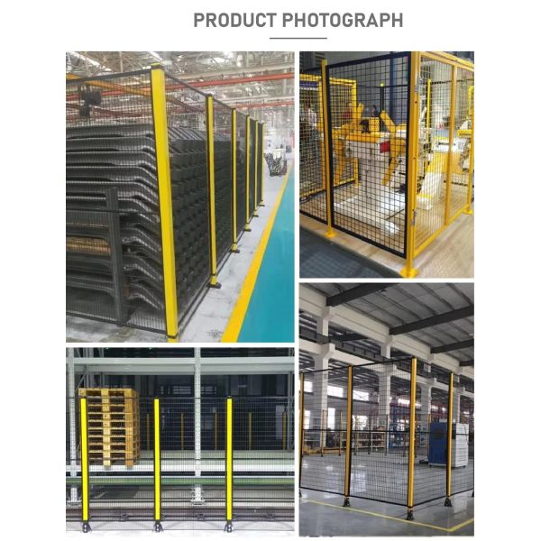 Easily Assembled Robot Safety Fence For Machinery Protection Factory Use