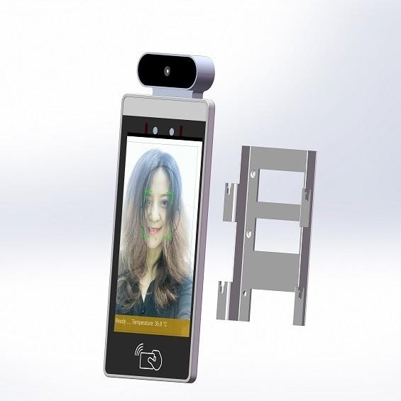 8 Inch Door Access Android POE Device With Face Recogniton And Body Temperature Sensor