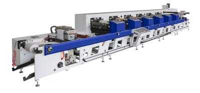 350mm Max Width Inline Flexo Printing Machine 1.7mm Printing Plate Thickness