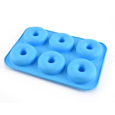Moldes seguros do bolo do silicone da cavidade 120g 6 do congelador