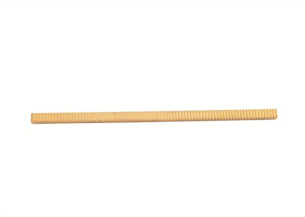 cremalheiras de engrenagem helicoidais de bronze de alumínio M0.5 da engrenagem do trilho do dente reto do CNC de 130mm