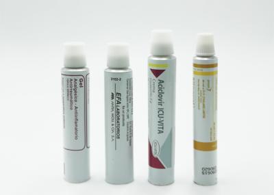 Pharmaceutical Ointment Aluminum Squeeze Tube Packaging Flexible Small Size