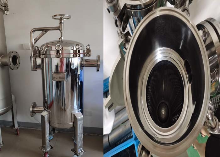 Industrial Grade Liquid Filter Bag Housing Vessels 0.5 Micron