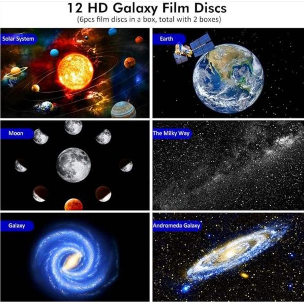 360 Degree Galaxy Projector for Room Galaxy Star Projector Light Planetarium Projector