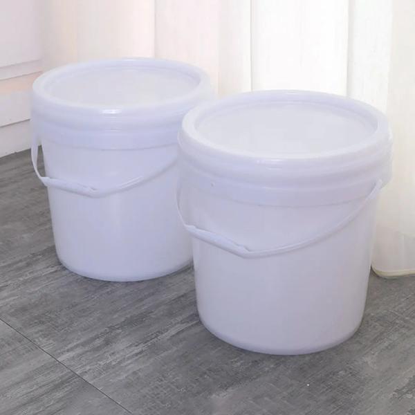 Lightweight Storage Round Plastic Bucket With Handles 5-30 Gallons