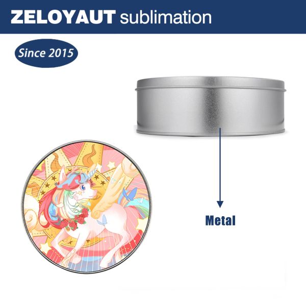High Quality Custom Metal Tin Box Wholesale Sublimation Blank for Gift Storage for Holiday Supplies