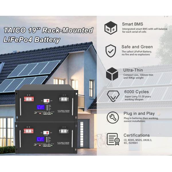 Wall 15kwh 48V 300ah Lithium Battery Energy Storage Customized Size