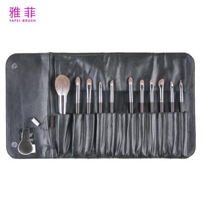 88A21212 Animal Hair Natural Hair Private Label Custom Luxury Goat Hair Professional Makeup Brushes Set