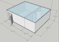 Chambre froide froide et gelante d'industrie avec l'unité de condensation