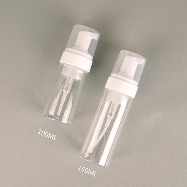 High-performance and durable cosmetic packaging PET and PP plastic lotion bottle and cosmetic jar with foaming pump