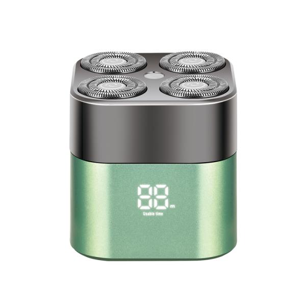 Electric Rechargeable Mini Men'S Shaver Launch Waterproof IP65 4 Rotatory Blades