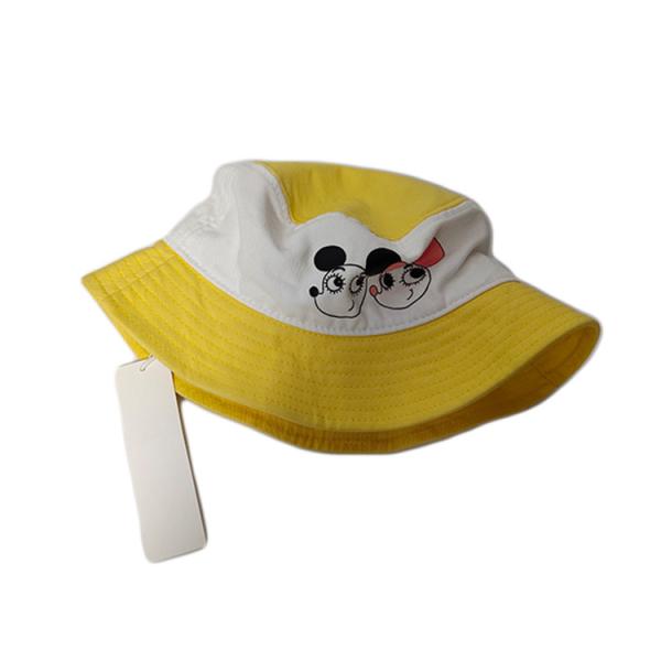 Hot Sale High Quality ACE Custom Logo Blank Private Label White Cotton Sun Baby Kids Bucket Hats Caps