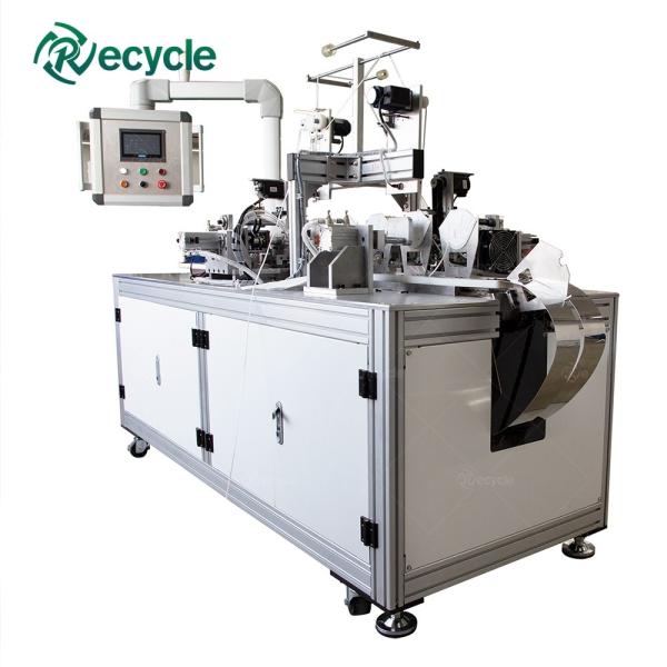 Semi-auto 4-6 Layers FFP2 Mask Production Line for Non-woven Fabrics KN95 Mask Machine