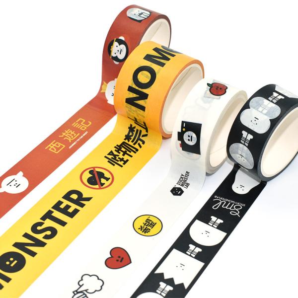 Custom Adhesive Japanese Tape Printed Decoration Masking Washi Tape