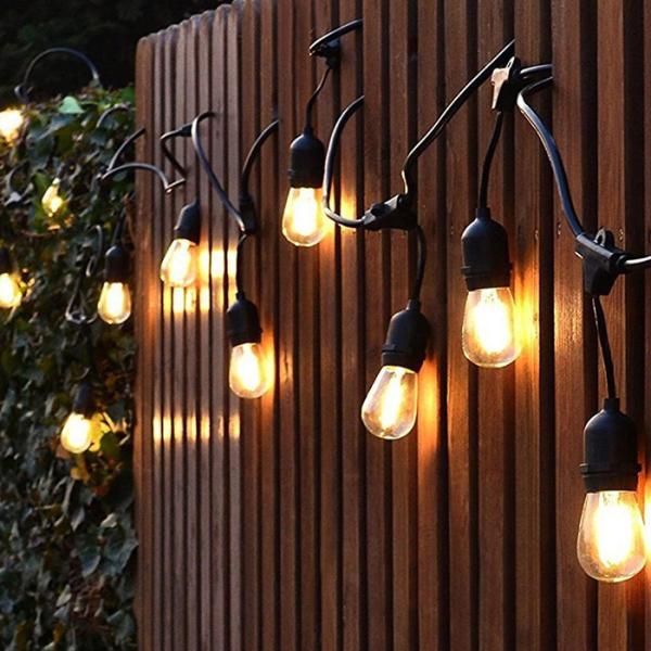 4w Led Edison Bulb E27 Dimmable St45 S14 Led Filament Lamp For Outdoor String Lights