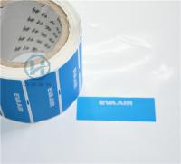 De garantie de vide de labels résidu inaltérable non - avec la coutume découpé avec des matrices