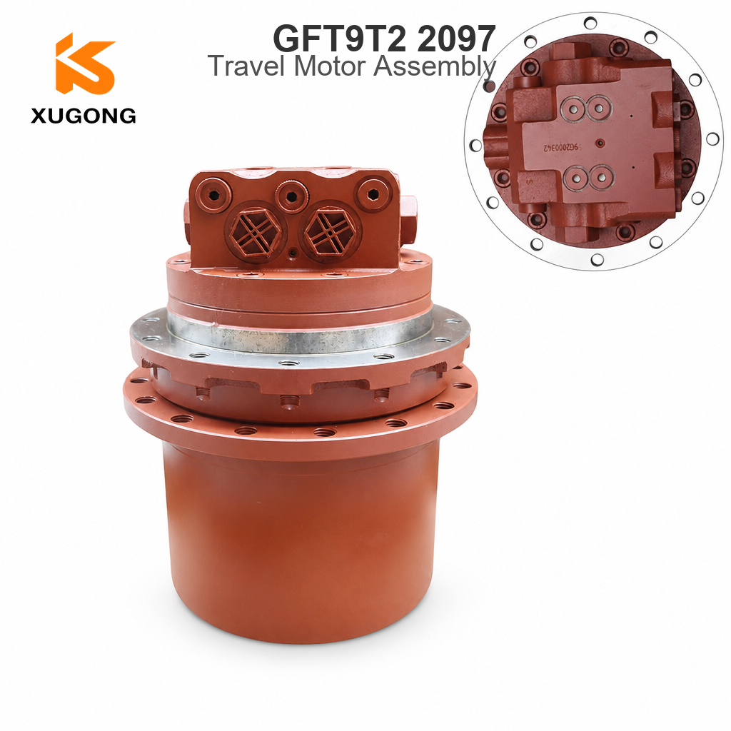 GFT9T2 Rexroth Excavator Travel Motor Final Drive Planetary Gearbox Assembly