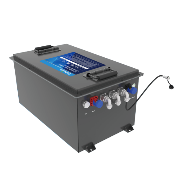 Ecolite 51.2V 105Ah LiFePO4 Golf Cart Battery Low-Temperature Heating IP67 4000 Cycles with CAN/RS485