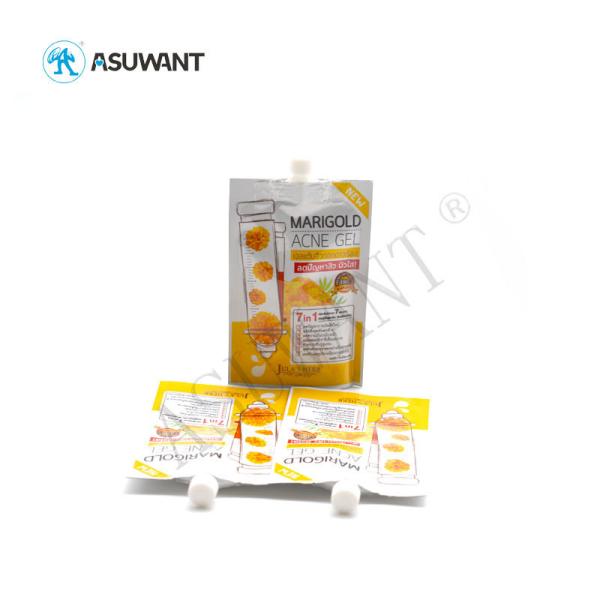Aluminum Stand Up Liquid Spout Bags Moisture Proof Matte / Glossy Surface Effect