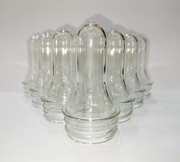 Transparent Pet Bottle Preform With Food Grade Plastic PE Lids Material