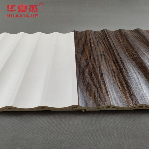 Modern Laminated Surface WPC Wall Panel Waterproof Eco-friendly Wood-Plastic Composite Wall Cladding