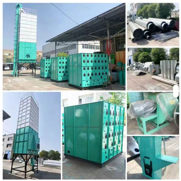 Mechanical Harvest Raw Paddy Batch Type Dryer Machine 12 Tons China