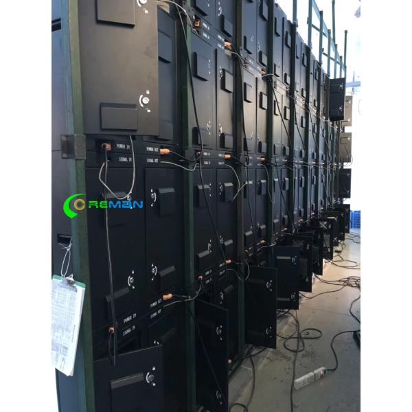 P4 P5 LED Display Cabinet , Full Color Led Display Board Steel Aluminium Outdoor Indoor