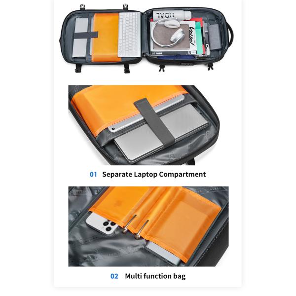 Оксфордская школа противоугонная рюкзак водостойкий ноутбук сухой пакет 20-39 литров