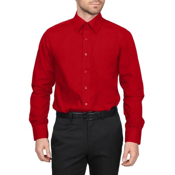 Twelve colors are in stock for long sleeve dress shirt，gentlemen shirt，dressing shirt for business use .daily shirts