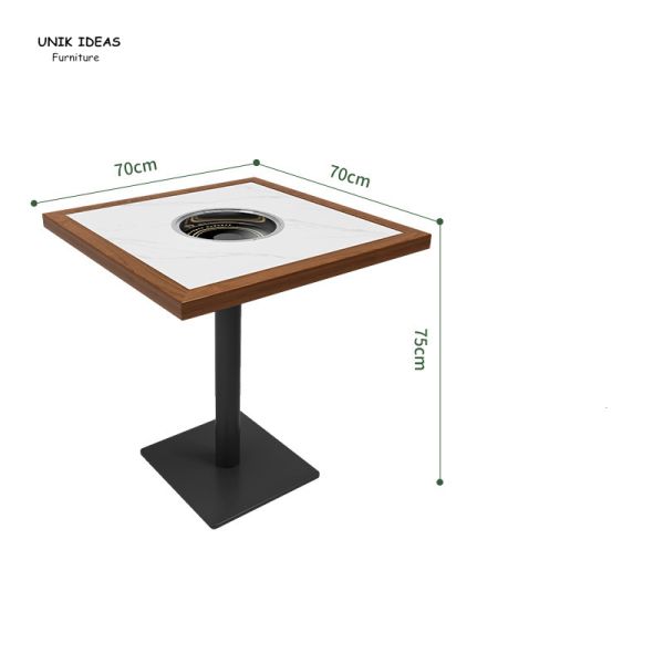 Modern Design Restaurant Dining Table and Chairs Coffee Shop Commercial Furniture Set Solid Wood Chairs Booth Sofa Seats