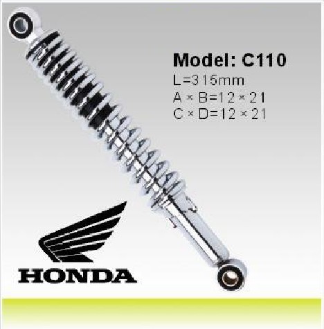 Honda Wave 110 315mm Motorcycle Rear Shock , Motors Spare Parts Oem 52400-397-023