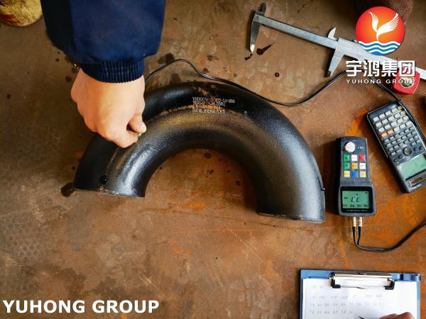 NDE Test Return Elbow U Bend Piping Systems 180 Degree 3/4 Customized