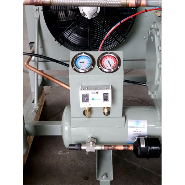 Semi Hermetic Condensing Unit designed for precise temperature regulation supporting food safety standards and preservation