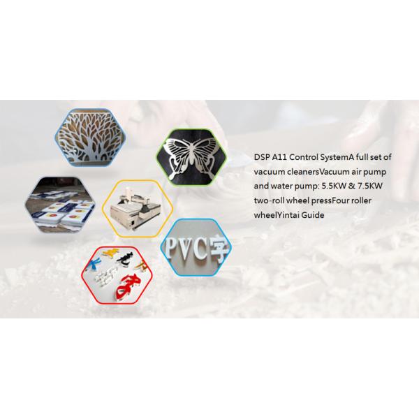 3KW Furniture Advertising CNC Router Cutting Machine 6000-24000 Rpm/Min