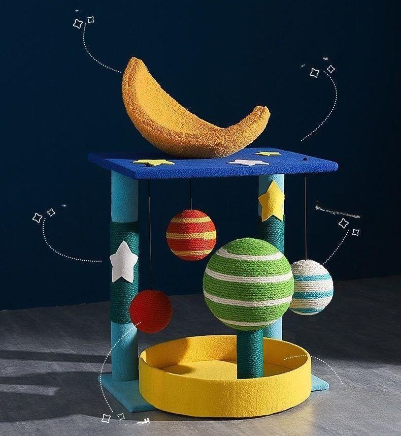 Customized Cat Tree for Your Feline Friend Scratch Board Crawling Frame Pillar and Toy
